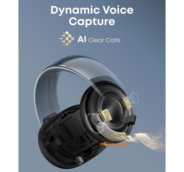 Навушники Anker SoundCore AeroClip Black (A3388G11)