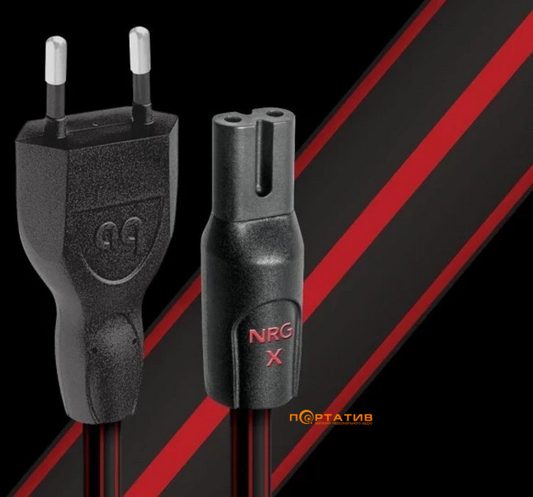 Кабель AUDIOQUEST power 1.0m NRG-X2 EU-C7