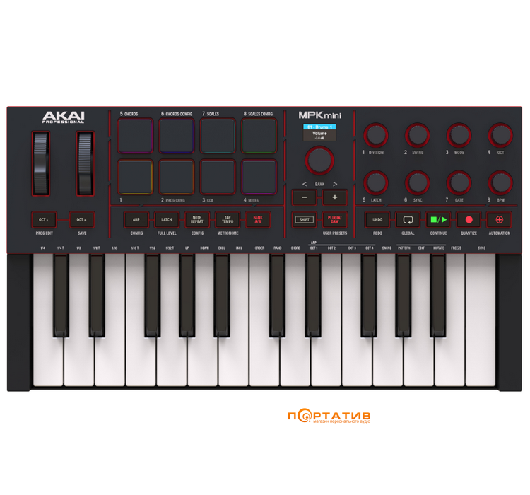 MIDI-клавиатура AKAI MPK Mini MK4 Black