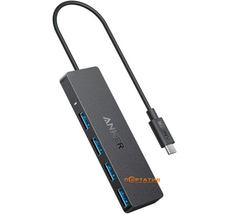 Хаб Anker PowerExpand Direct 4-in-1 USB-C PD Media Hub (A8309G11)