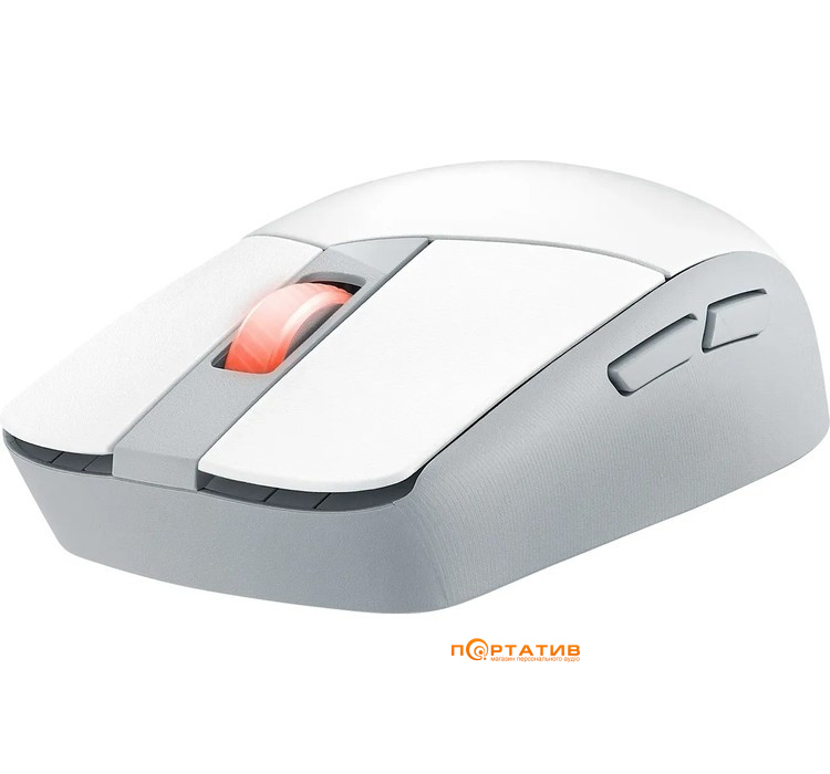 Миша ігрова ASUS ROG Strix Impact III Wireless White (90MP03D0-BMUA10)