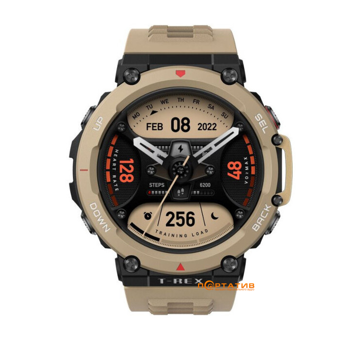 Смарт часы Amazfit T-Rex 2 Desert Khaki