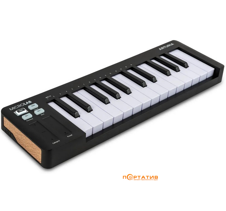 MIDI-клавиатура Arturia MicroLAB mk3 Black + Analog Lab V