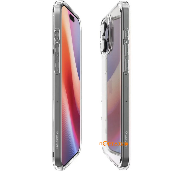 Чохол Spigen для Apple iPhone 16 Pro Max, Ultra Hybrid, Crystal Clear (ACS07992)