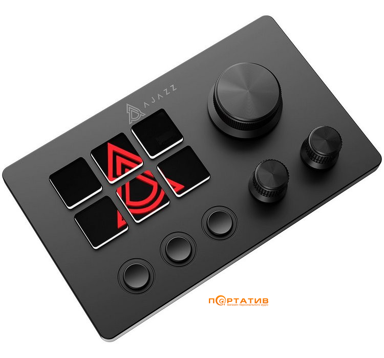 Контролер для стримінгу Ajazz AKP03E USB Black