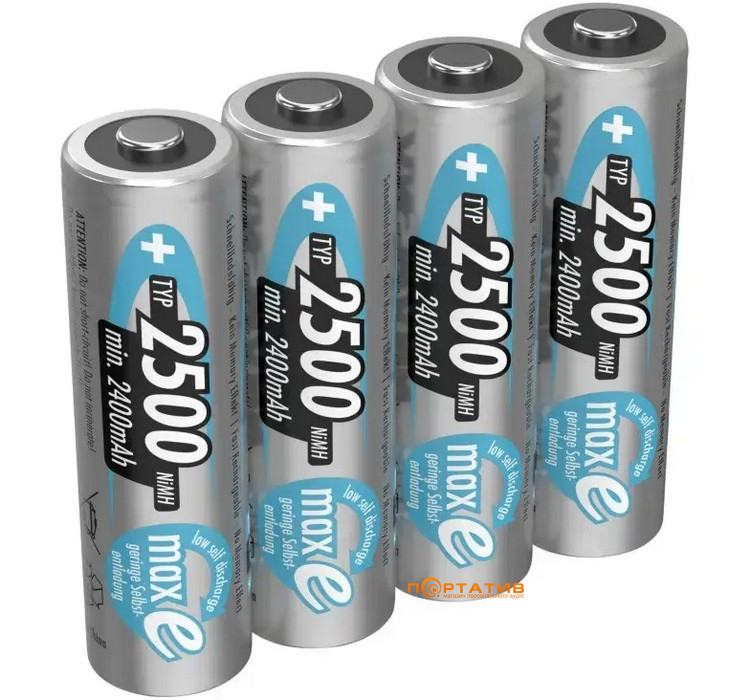 Акумулятор Ansmann AA 2500mAh maxE Premium 4шт (5035052)