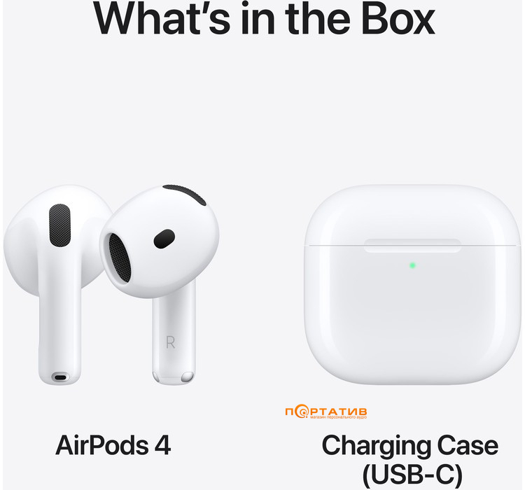 Навушники Apple AirPods 4 with Active Noise Cancellation (MXP93)