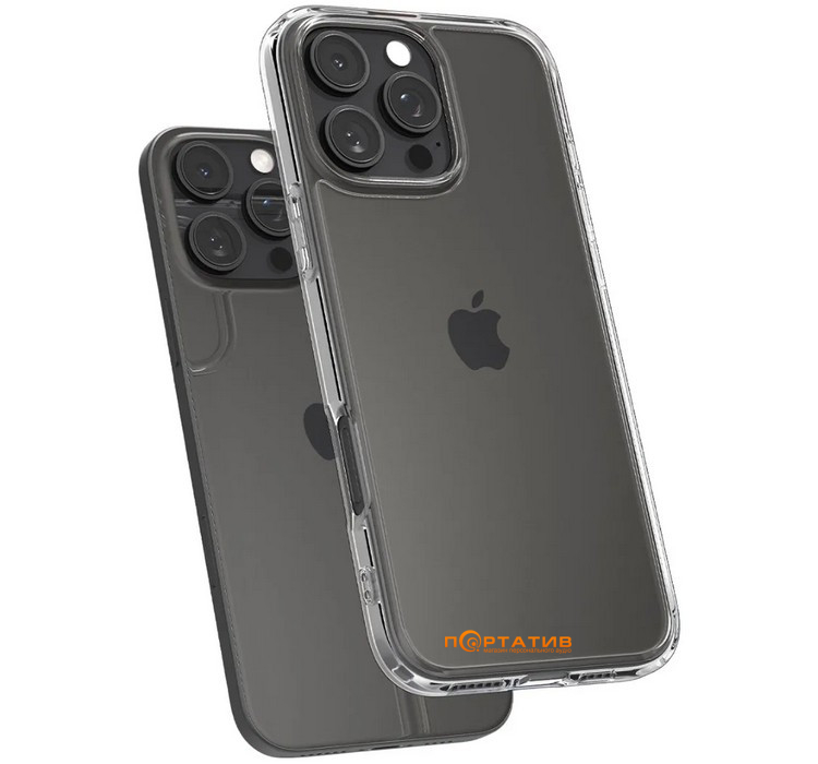 Чохол Spigen для Apple iPhone 16 Pro Max, Ultra Hybrid, Crystal Clear (ACS07992)