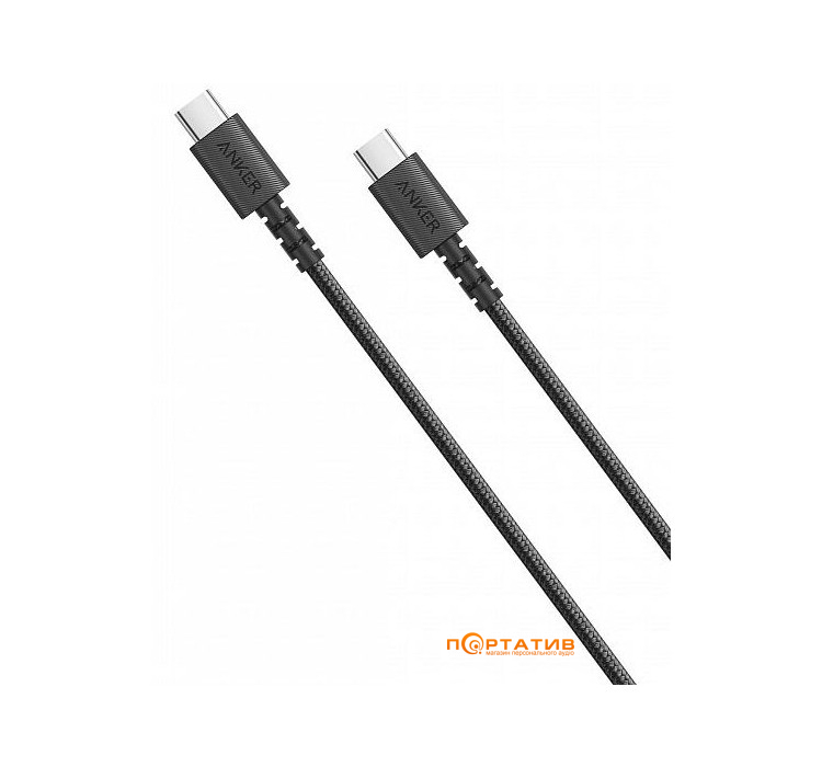 Anker Powerline Select+ USB-C to USB-C - 0.9 m Black (A8032H11)
