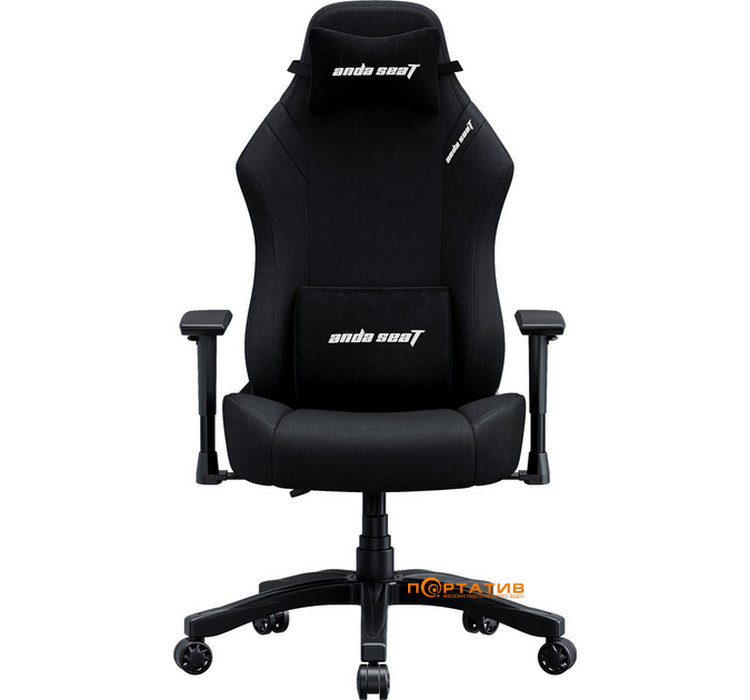 Ігрове крісло Anda Seat Luna Black Fabric Size L (AD18-44-B-F)