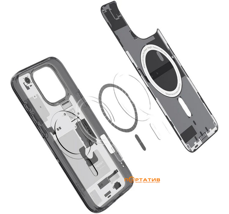 Чохол Spigen для Apple iPhone 16 Pro Max, Ultra Hybrid MagFit, Zero One (ACS08004)