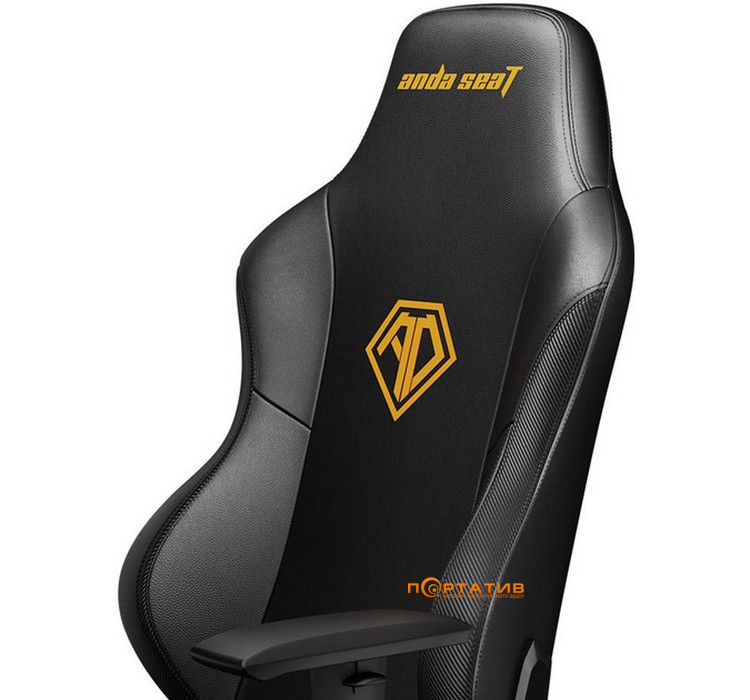 Ігрове крісло Anda Seat Phantom 3 Black/Gold Size L (AD18Y-06-B-PV/C)