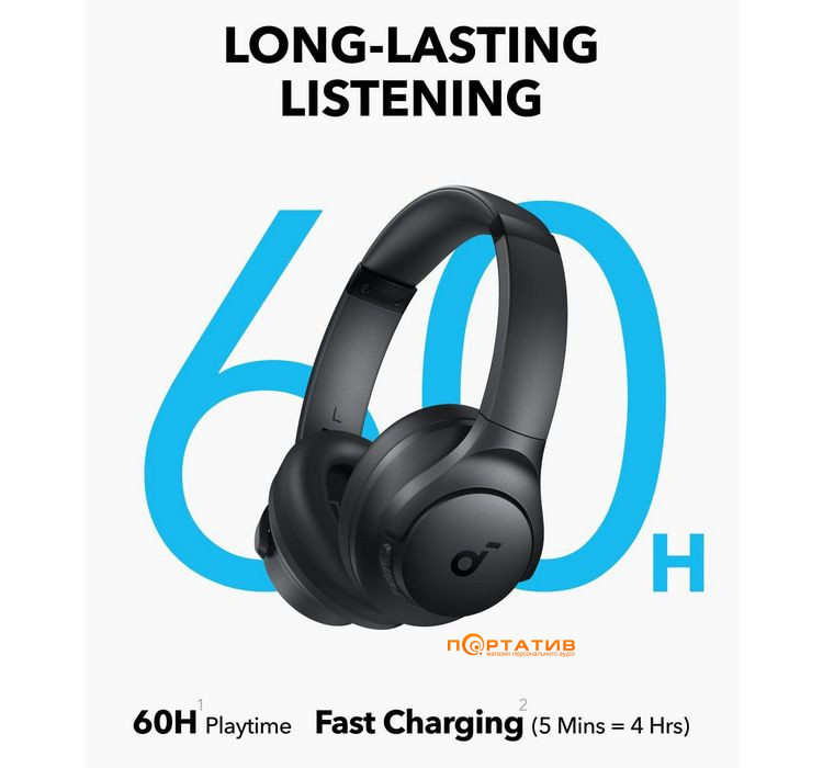 Навушники Anker SoundCore Q11i Dark Gray (A3005GA1)