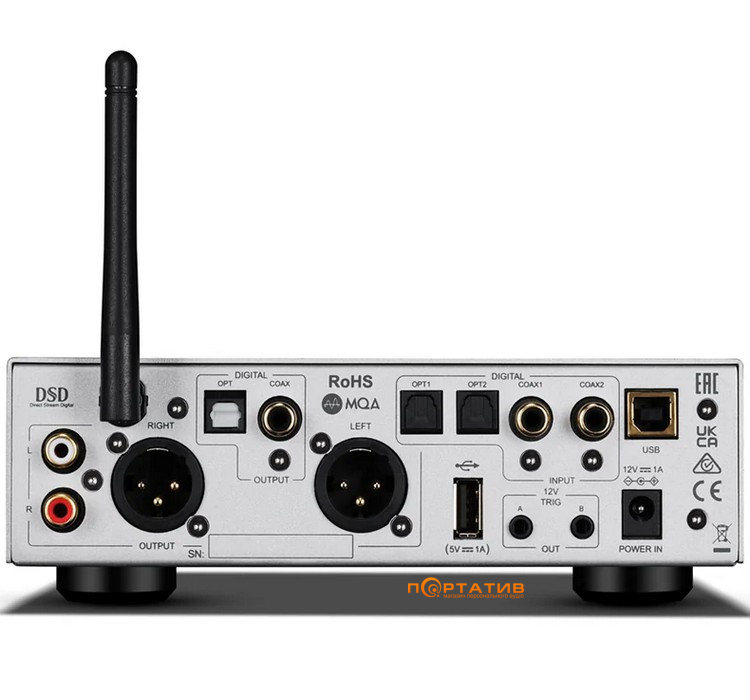 ЦАП із підсилювачем для навушників Audiolab D7 Silver