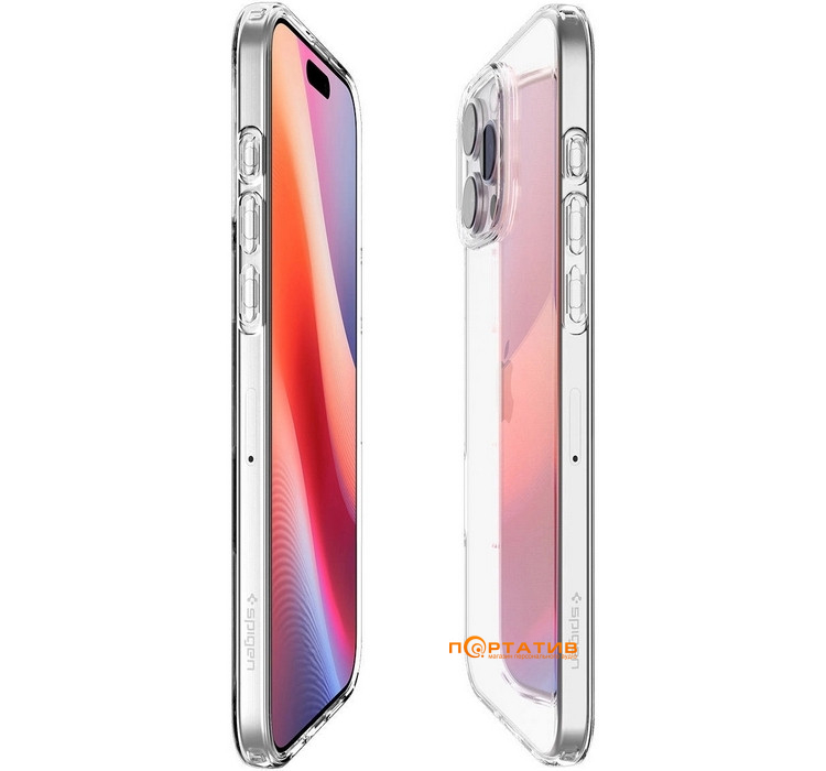 Чехол Spigen для Apple iPhone 16 Pro Max, Liquid Crystal, Crystal Clear (ACS07984)