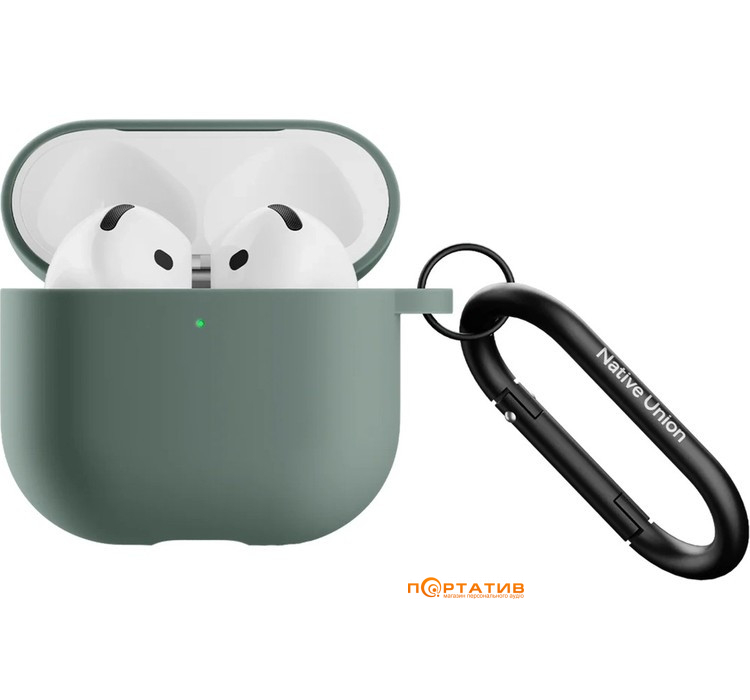 Чехол Native Union Active Case Slate Green for Airpods 4th Gen (ACTCSE-GRN-AP4)