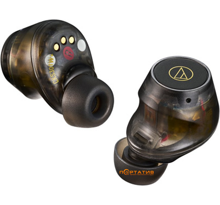 Навушники Audio-Technica ATH-CKS30TW+TBK Transparent Black
