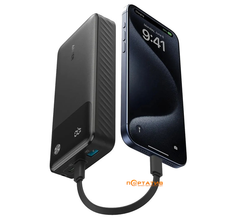 Зовнішній акумулятор Anker PowerCore 20000 mAh 30W PD Black (A1384G11)