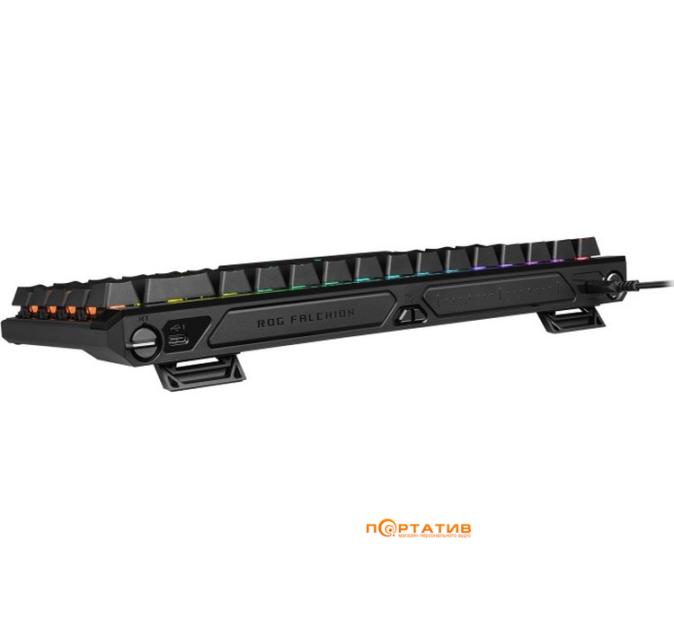 Ігрова клавіатура ASUS ROG Falchion Ace HFX USB EN Black (90MP03VE-BKUA20)