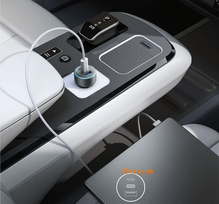 АЗУ Anker PowerDrive 325 – 67W PD + 22.5W USB-A Black (A2731HA1)