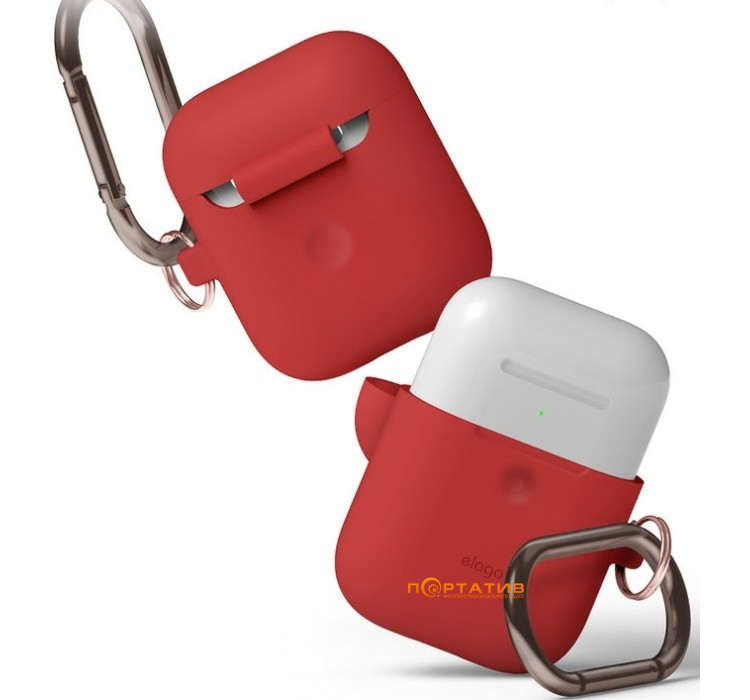 Чохол Elago A2 Hang Case for Airpods with Wireless Charging Case Red (EAP2SC-HANG-RD)