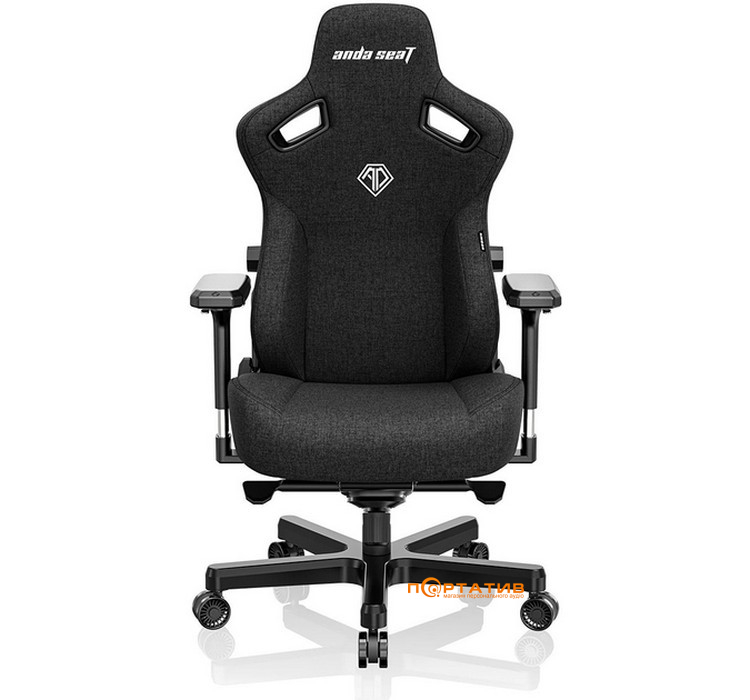 Игровое кресло Anda Seat Kaiser 3 Black Fabric Size XL (AD12YDC-XL-01-B-CF)