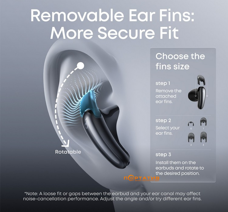 Навушники Anker SoundCore Liberty Buds Black (D1200G11)