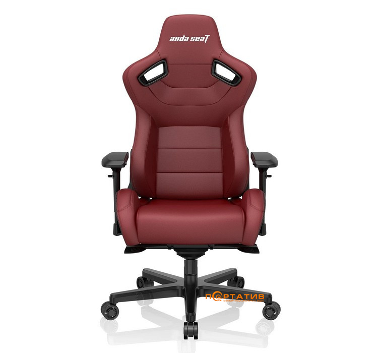 Ігрове крісло Anda Seat Kaiser 2 Black/Maroon Size XL (AD12XL-02-AB-PV/C-A05)