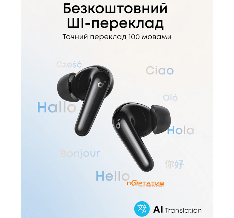 Навушники Anker SoundCore R60i NC Black U
