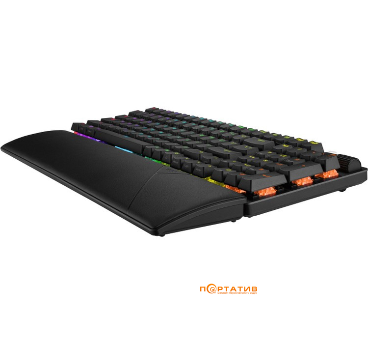 Ігрова клавіатура ASUS ROG Strix Scope II 96 Wireless NX Snow EN PBT Black (90MP037A-BKUA01)