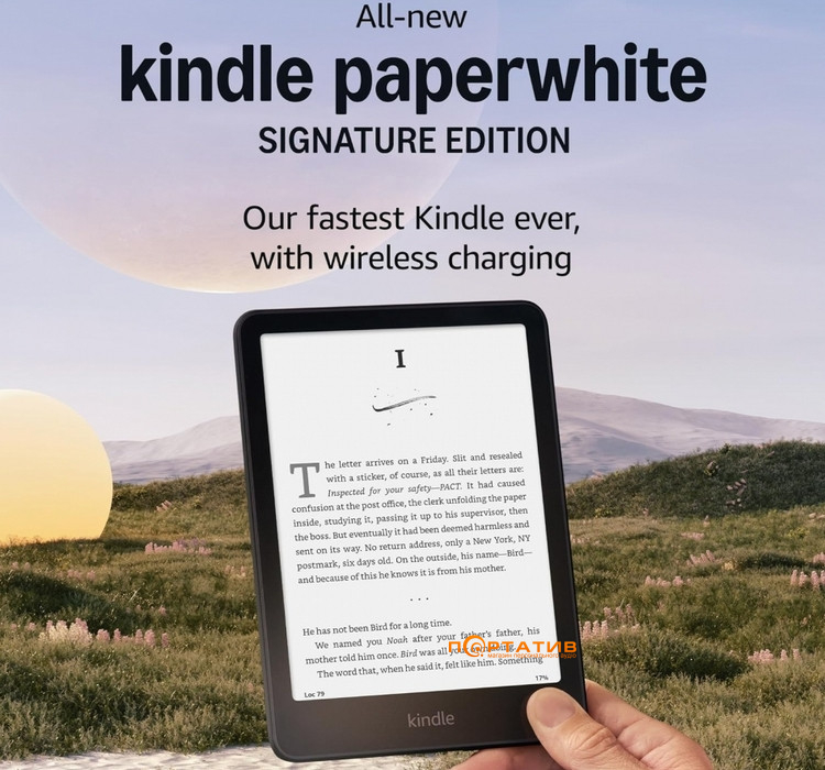 Електронна книга Amazon Kindle Paperwhite Signature Edition 12th Gen. 32GB Metallic Black