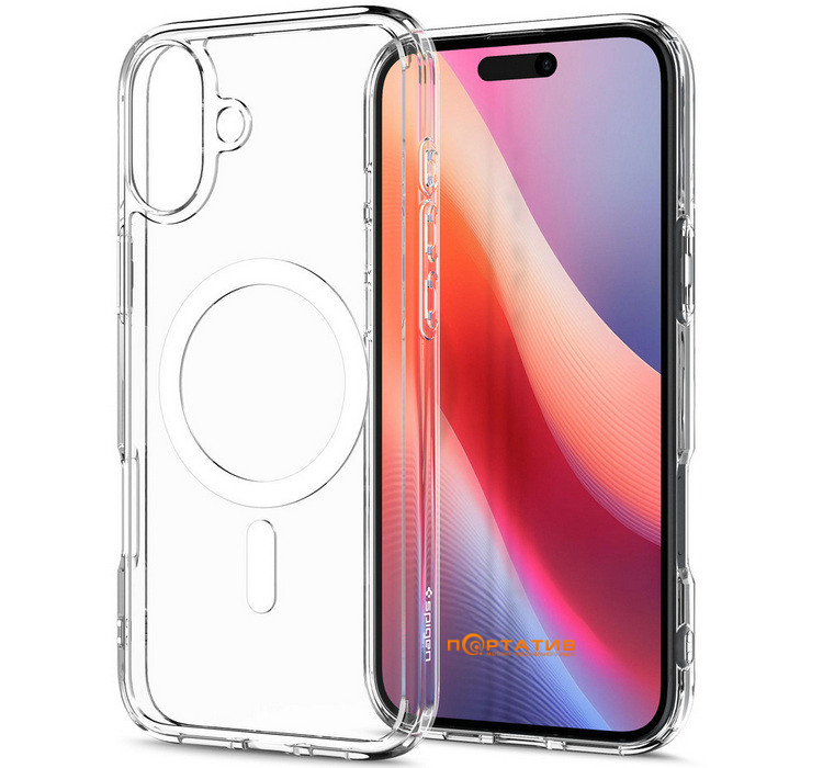 Чехол Spigen для Apple iPhone 16, Ultra Hybrid MagFit, White (ACS08205)