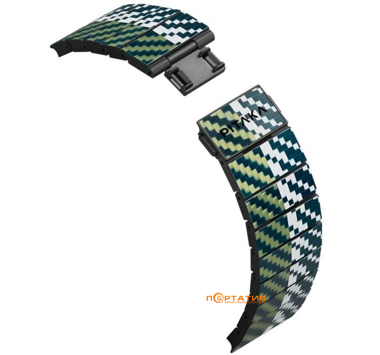 Pitaka Chroma Carbon Band Poetry of Things Wind for Apple Watch 49/45/44mm (AWB2305)