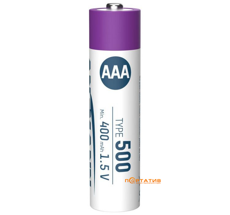 Аккумулятор Ansmann AAA 500mAh Li-Ion 1,5V Type-C 4шт (1311-0028)