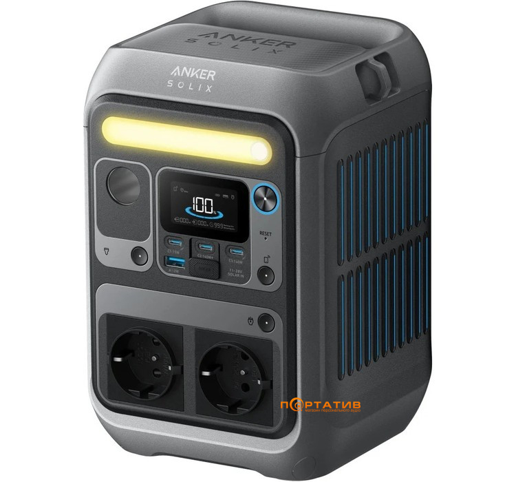 Зарядна станція Anker Solix C300X 288Wh 300W (A1723311)