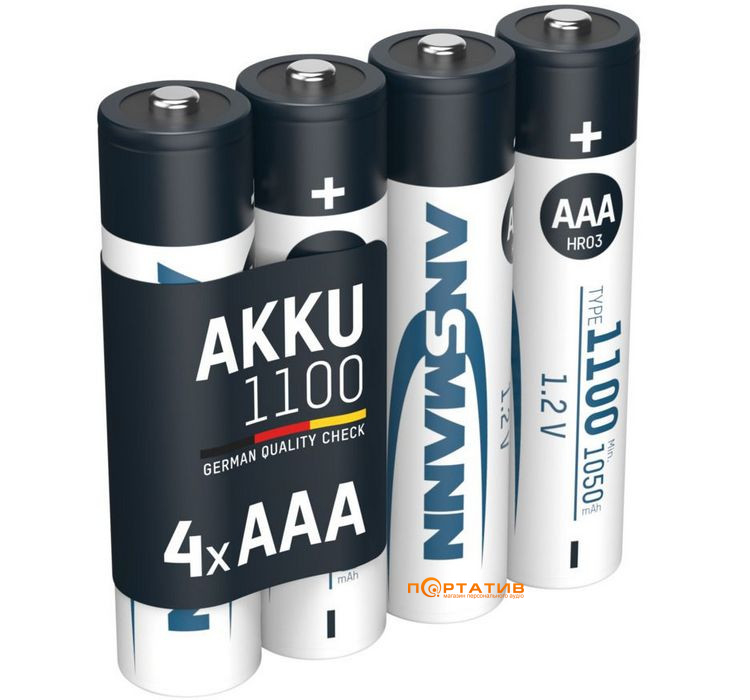 Акумулятор Ansmann AAA 1100mAh Premium 4шт (5035232)