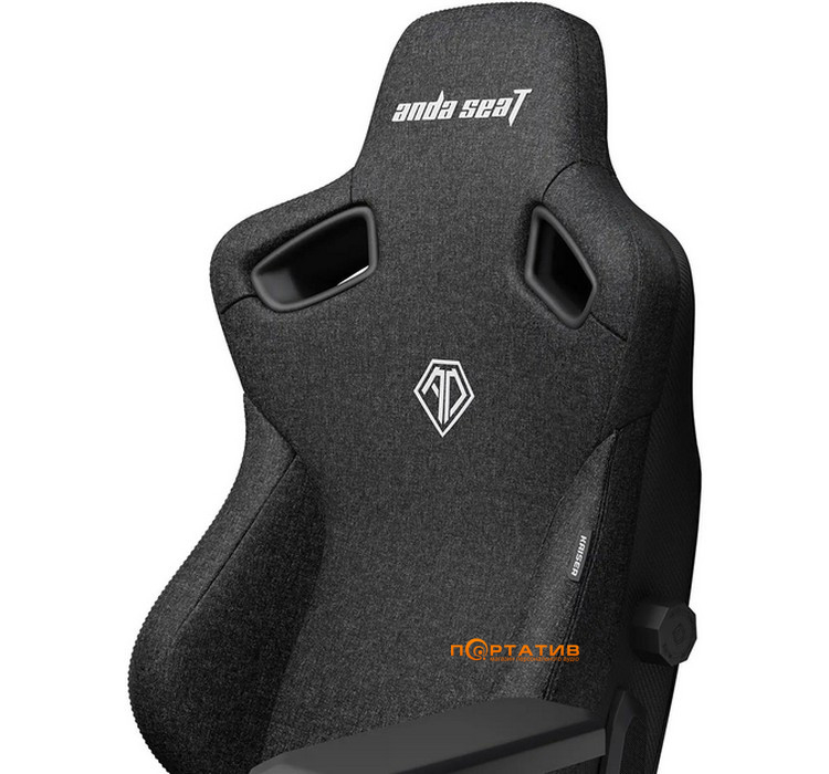 Игровое кресло Anda Seat Kaiser 3 Black Fabric Size XL (AD12YDC-XL-01-B-CF)
