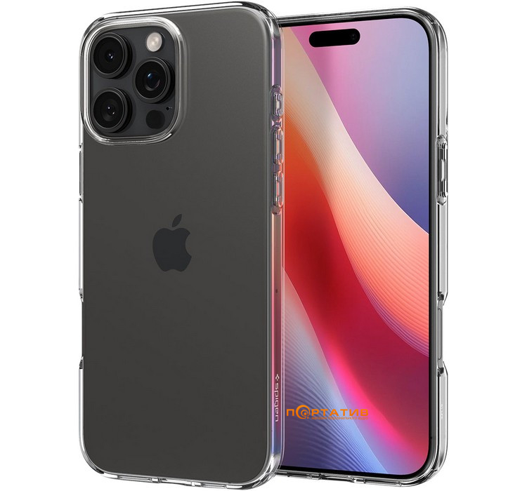 Чохол Spigen для Apple iPhone 16 Pro, Liquid Crystal, Crystal Clear (ACS08112)