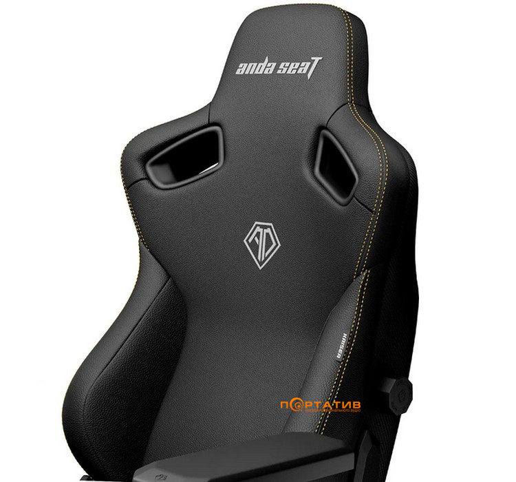 Игровое кресло Anda Seat Kaiser 3 Black Size L (AD12YDC-L-01-B-PV/C)