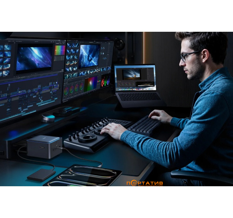 Док-станція Anker Thunderbolt 5 Docking Station Gray (A83B53A1)