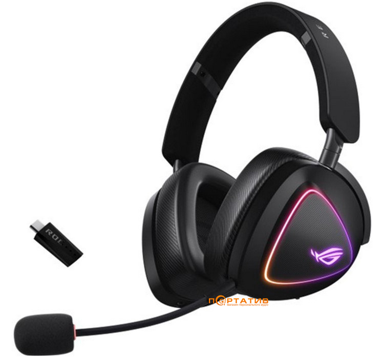 Ігрова гарнітура ASUS ROG Delta II Black (90YH03W0-BHUA00)