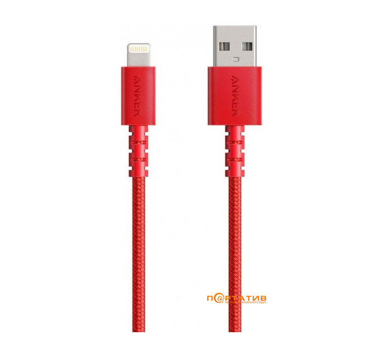 Anker Powerline Select+ Lightning - 0.9 m Red (A8012H91)