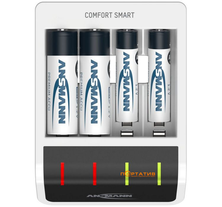 Зарядное устройство Ansmann Comfort Smart USB 4x AA/AAA (1001-0092)