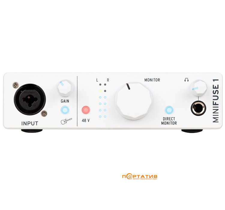 Аудіоінтерфейс Arturia MiniFuse 1 White