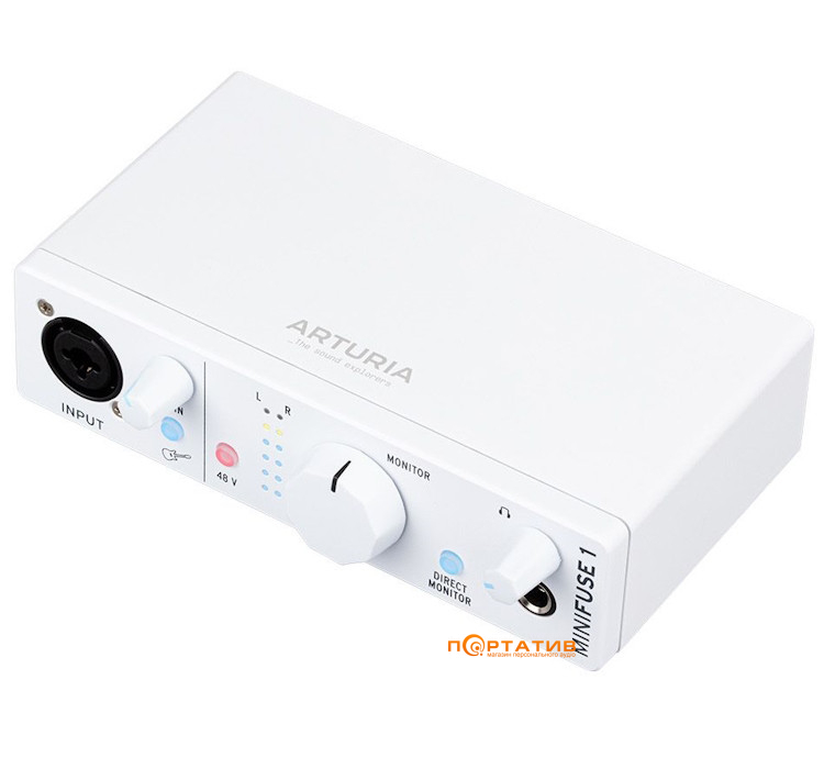 Аудіоінтерфейс Arturia MiniFuse 1 White