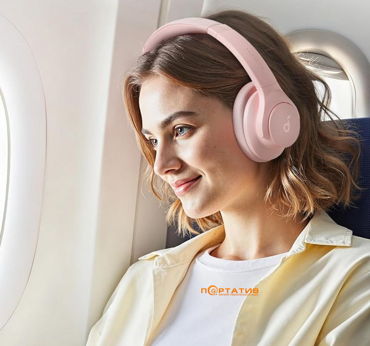 Наушники Anker SoundCore Q20i Pink (A3004G52)