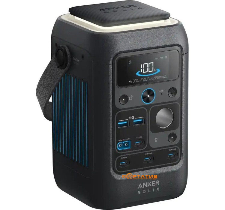 Зарядна станція Anker Solix C300X DC - 288Wh / 140W PD / No AC (A1728311)