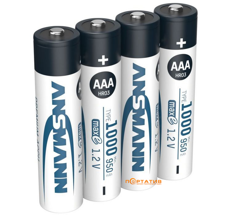Акумулятор Ansmann AAA 1000mAh Premium 4шт (5030882)