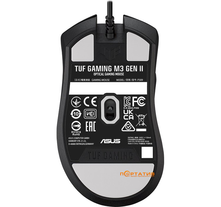 Ігрова миша ASUS TUF Gaming M3 Gen II USB Black (90MP0320-BMUA00)