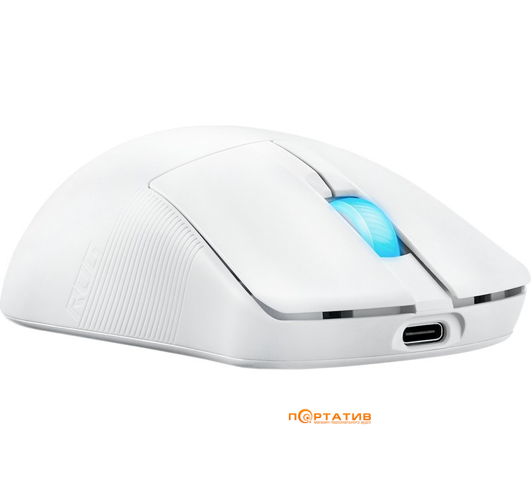 Мышь игровая ASUS ROG Harpe Ace Mini Wireless White (90MP03Z0-BMUA10)